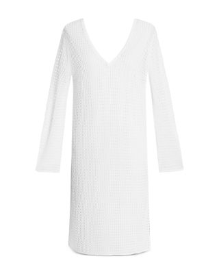 Long Sleeve Beach Cover Up Dress