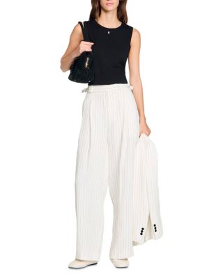 Striped Suit Trousers