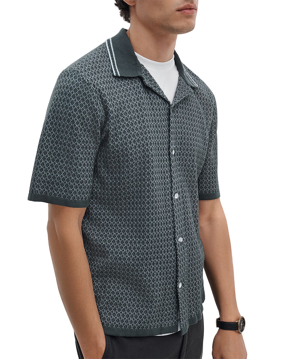 rag & bone Harvey Cross Stitch Shirt