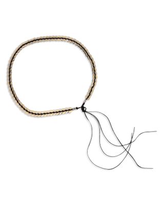 Women's Jewelry Belt with Leather Tie