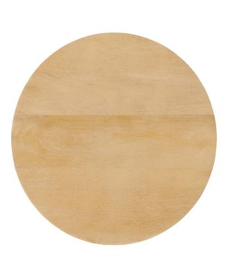  Lina Round Wood Coffee Table