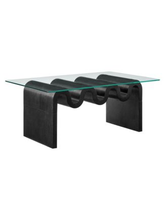  Ondine Glass Top Coffee Table