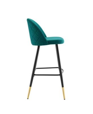  Cordial Fabric Bar Stools, Set of 2