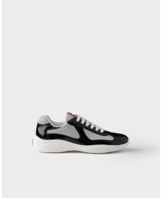  Men's America's Cup Sneakers Patent Leather And Technical Fabric