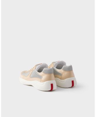  Men's America's Cup Sneakers Patent Leather And Technical Fabric