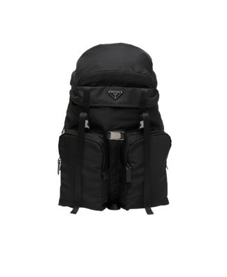 Re-Nylon and Saffiano Leather Backpack