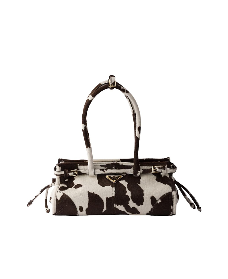 Prada Bonnie Medium Printed Leather Handbag