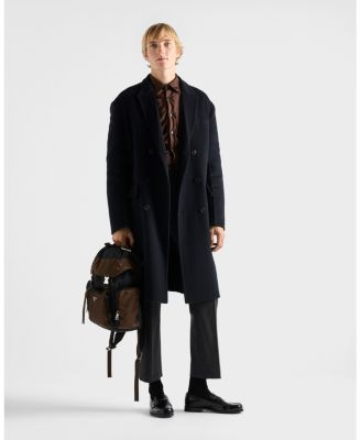 Re-Nylon and Saffiano Leather Backpack