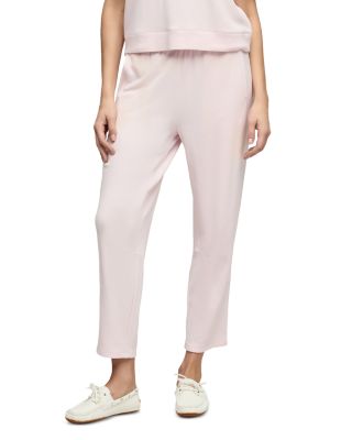 Brushed Fleece Seamed Ankle Pants