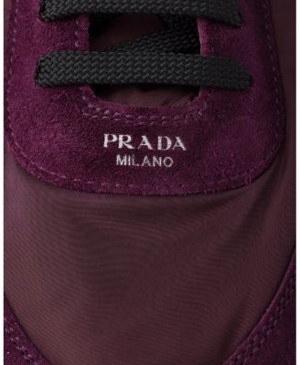  Men's Collapse Re-Nylon And Suede Elasticized Sneakers