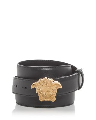 Men's Medusa Leather Belt