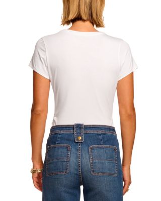 Gemma High Rise Wide Ankle Jeans in Medium Wash