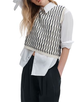 Leslie Stripe Vest