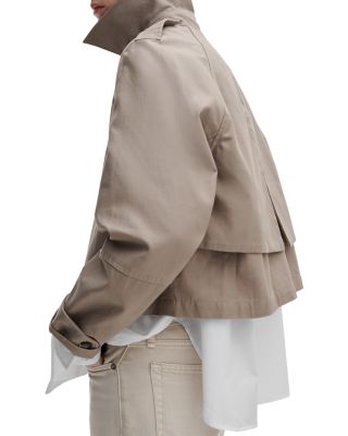 Jamie Cropped Trench Coat