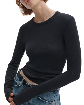 The Essential Rib Knit Tee