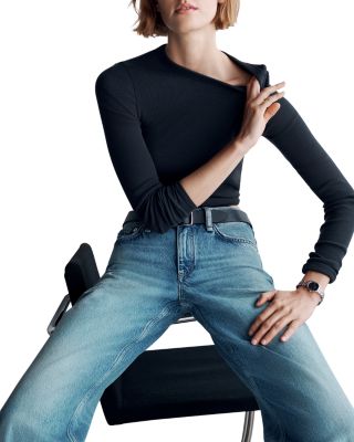 The Essential Rib Knit Tee