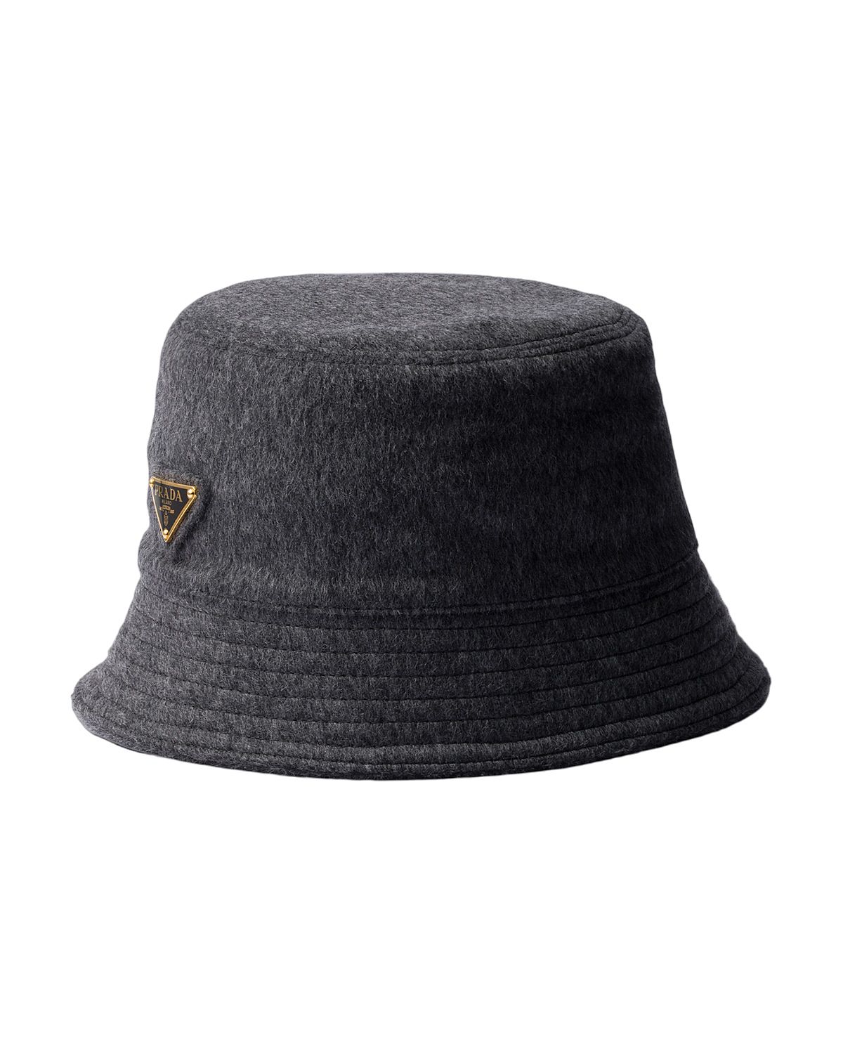 Prada Loden Fabric Bucket Hat