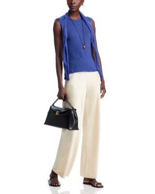 Crewneck Sleeveless Top