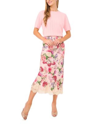 Edith Lace Trim Skirt