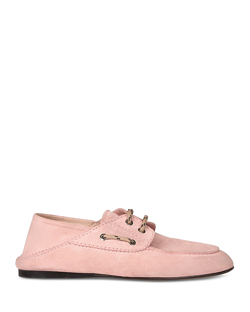 Sandro Women's Suede Boat Shoe Loafers