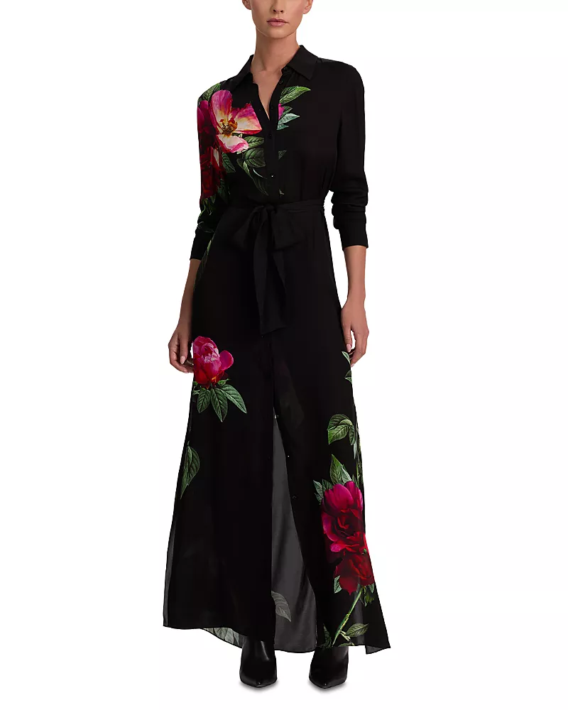 Alice and Olivia Chassidy Maxi Shirt Dress