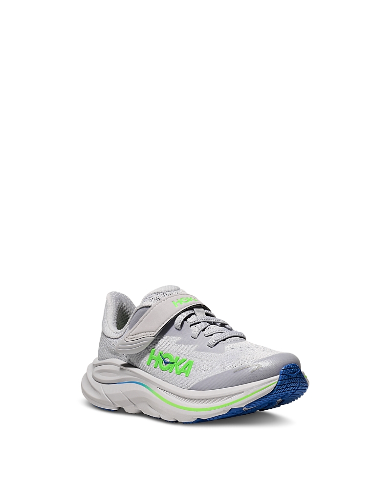 Hoka Unisex Clifton 10 Lace Up Sneakers - Little Kid