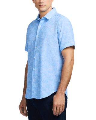 Reid Textured Short Sleeve Woven Shirt