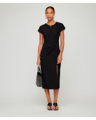 Marisa Side-Knot Midi Dress