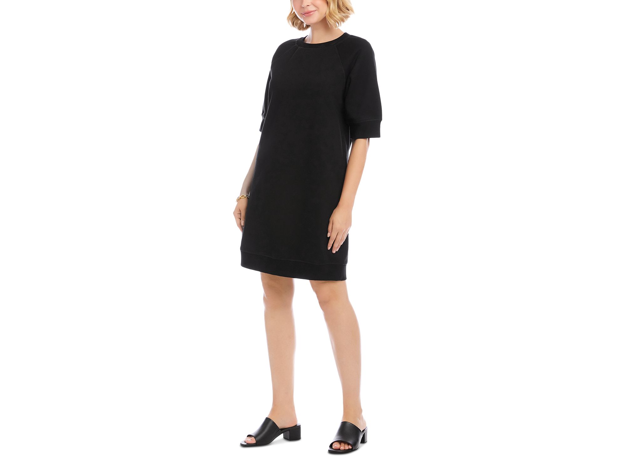 Raglan Sleeve Sweatshirt Dress — Image 4