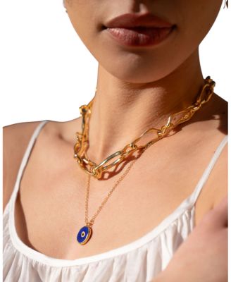  Azra Evil Eye Pendant Necklace