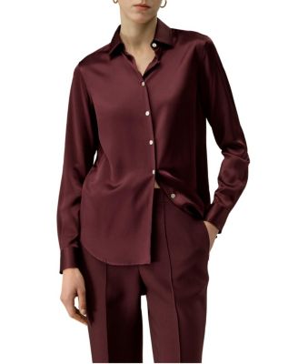  Timeless Silk Charmeuse Shirt