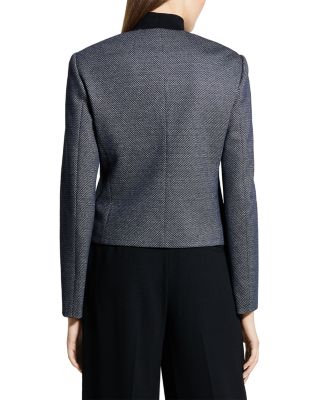 Herringbone Tweed Clean Jacket