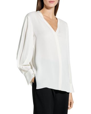 Silk Volume Sleeve Blouse