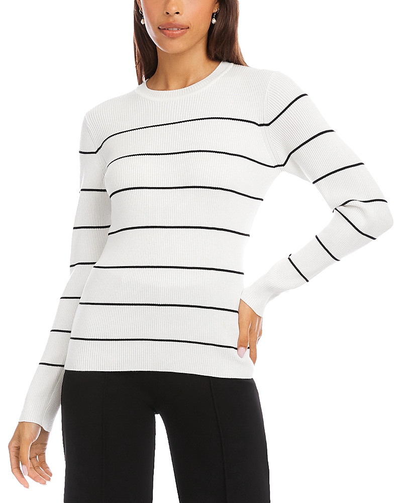 Karen Kane Stripe Ribbed Sweater