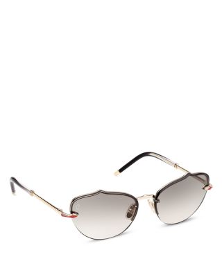 Geometric Metal Sunglasses, 59mm