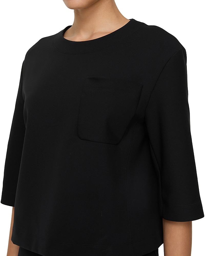Lafayette 148 New York Relaxed Half Sleeve Top