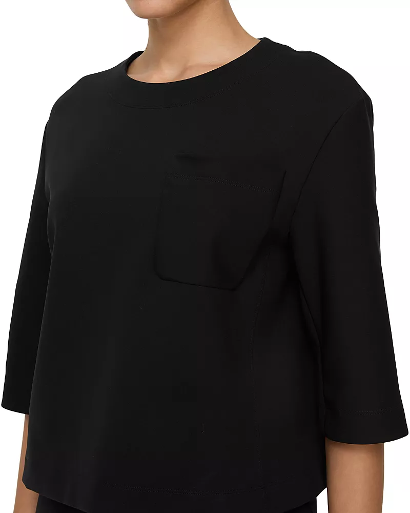 Lafayette 148 New York Relaxed Half Sleeve Top