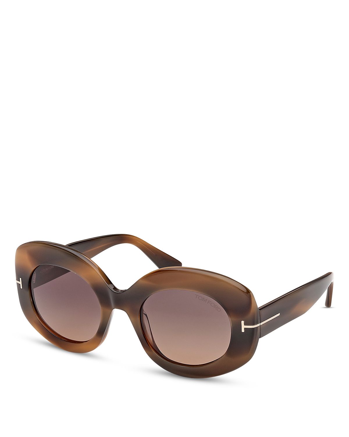 Tom Ford Round Sunglasses, 51mm