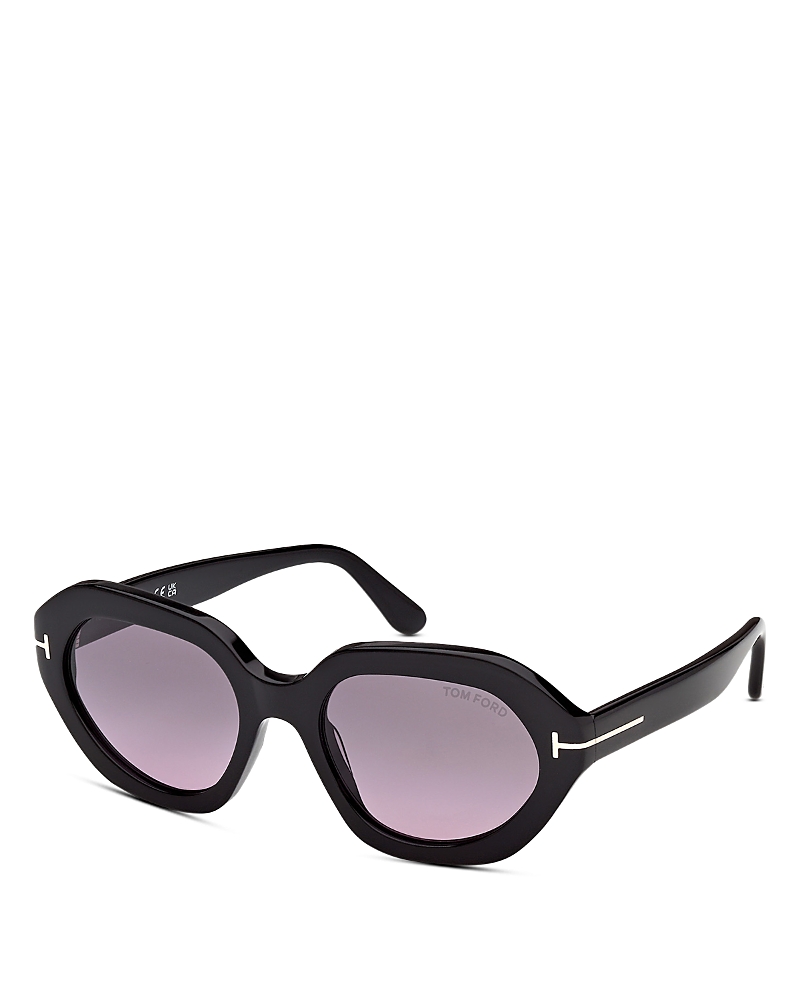 Tom Ford Geometric Sunglasses, 53mm