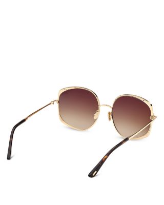Round Metal Sunglasses, 58mm