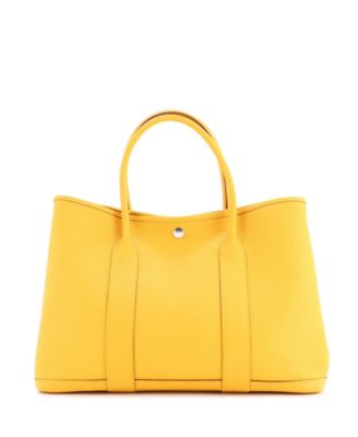 36 Garden Party Tote Leather