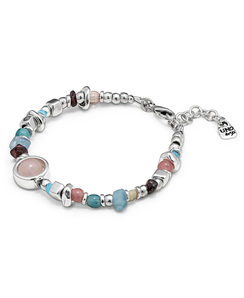 UNOde50 Textured Stone Crystal Bracelet