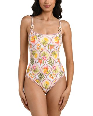 Palm Twist Ring Swimsuit