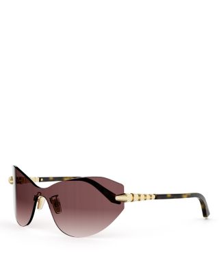 Serpenti Viper Cat Eye Mask Sunglasses, 137mm