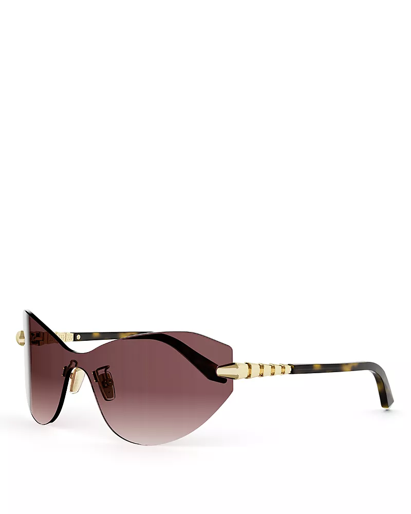 Bvlgari Serpenti Viper Cat Eye Mask Sunglasses, 137mm