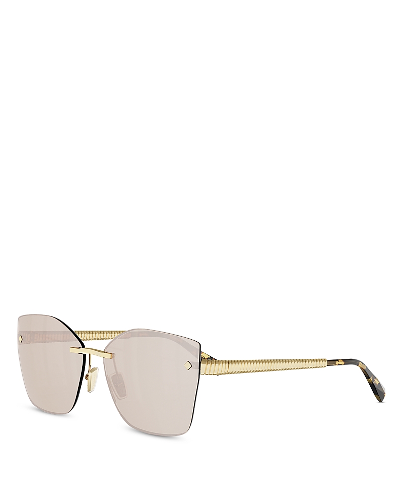 Bvlgari Tubogas Square Sunglasses, 59mm · OS