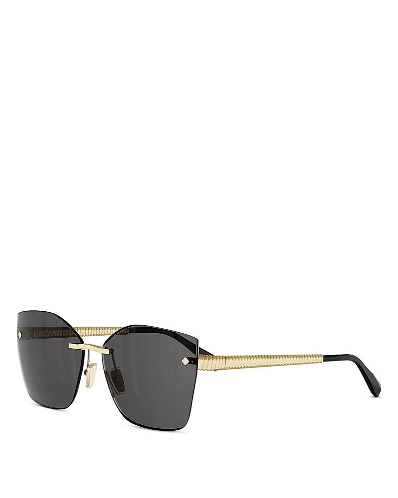 Bvlgari Tubogas Square Sunglasses, 59mm