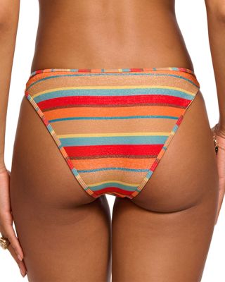 Isla Striped Bikini Bottoms