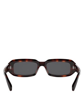 Triomphe Rectangular Sunglasses, 54mm