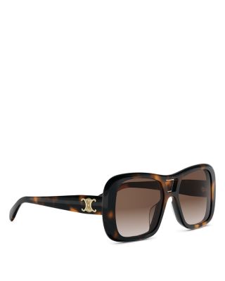 Triomphe Pilot Sunglasses, 55mm